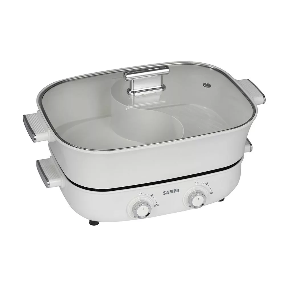 【SAMPO 聲寶】6.2L雙調溫饗食鴛鴦鍋 TQ-LA65W