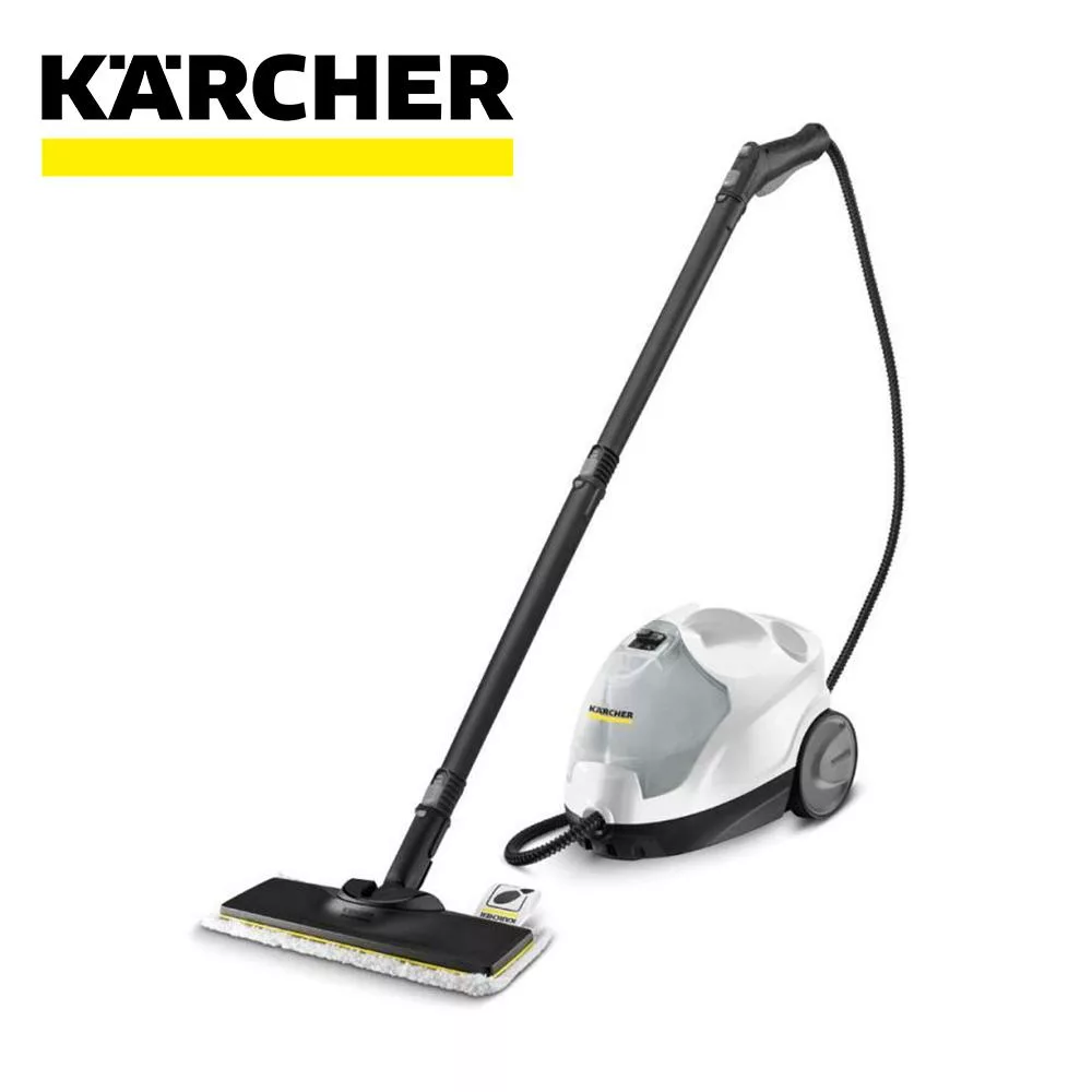 【KARCHER 德國凱馳】快拆式蒸氣清洗機 SC 4 EasyFix(白色款)