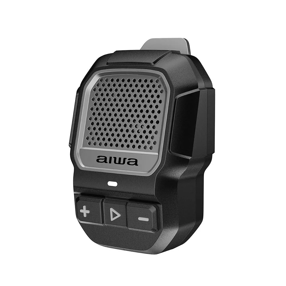 AIWA愛華 超強磁鐵+夾具便攜式藍牙音箱 CP-X30 灰色
