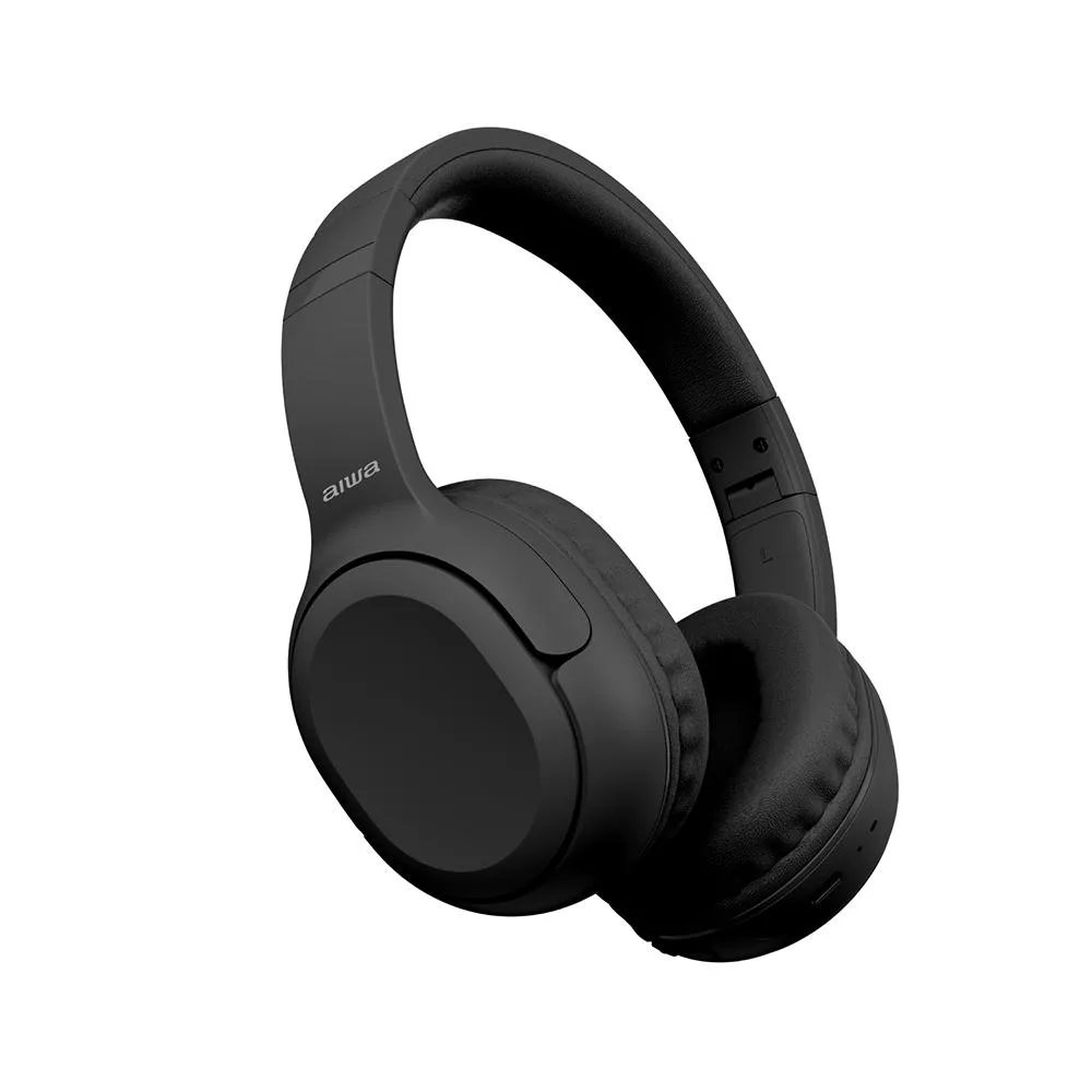 AIWA愛華 折疊頭戴式藍牙耳機 NC-R16 黑色