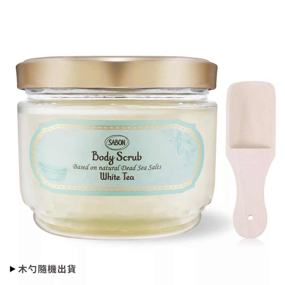 SABON 身體磨砂膏(600g)-附木勺-多款任選-新版-國際航空版 白茶