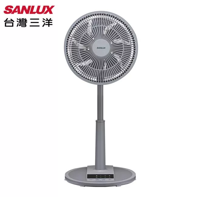 SANLUX台灣三洋12吋微電腦自然風遙控立扇(灰色) EF-T12AJ2