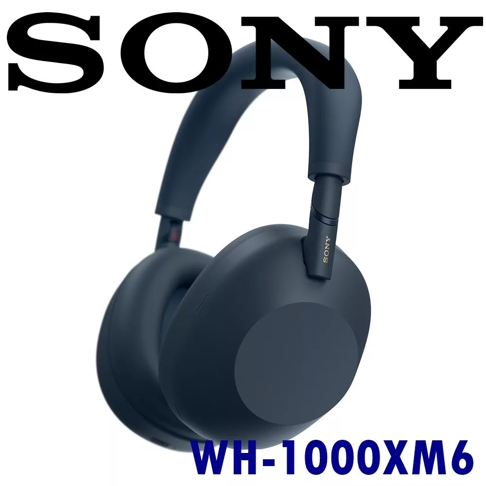 SONY WH-1000XM6 革新降噪葛萊美音樂大師調音耳罩式藍芽耳機 3色 新力索尼公司貨保固12+6個月 深夜藍