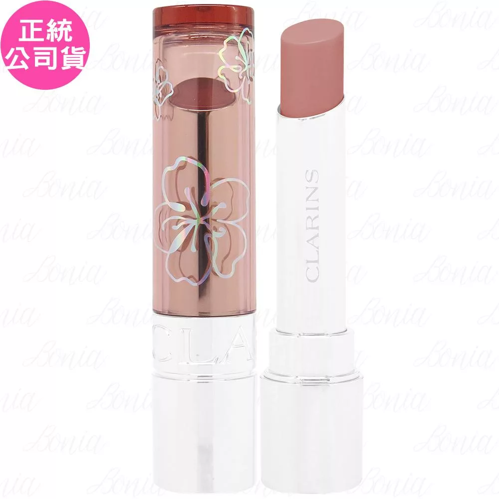 CLARINS 克蘭詩 彈潤植萃固態美唇油_仙境粉櫻限定版(#07 夢幻裸櫻)(2.9g)(公司貨)