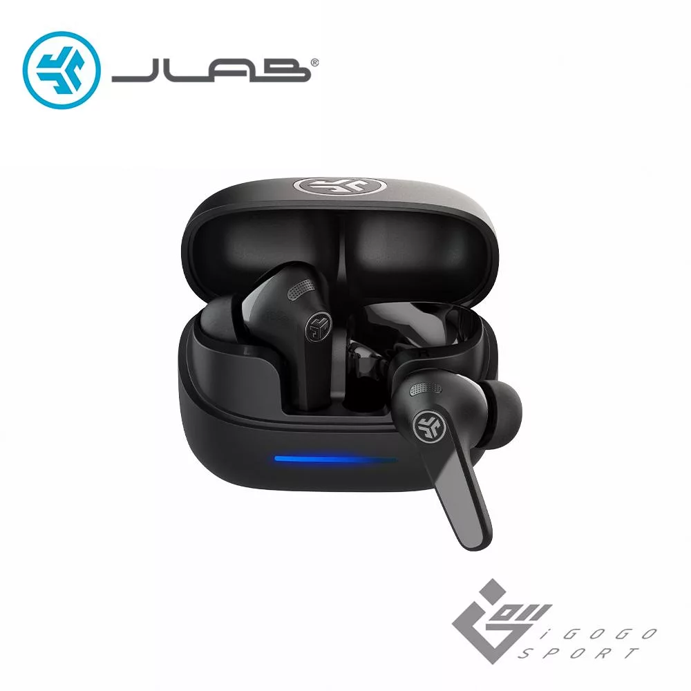 JLab JBuds Pods ANC 降噪真無線藍牙耳機 午夜黑