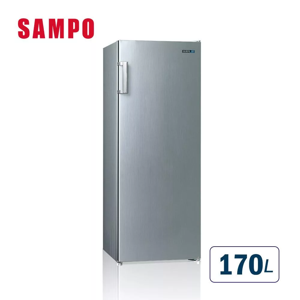 【SAMPO聲寶】170公升定頻無霜直立式冷凍櫃 SRF-171F ✔送基本安裝✔舊機回收