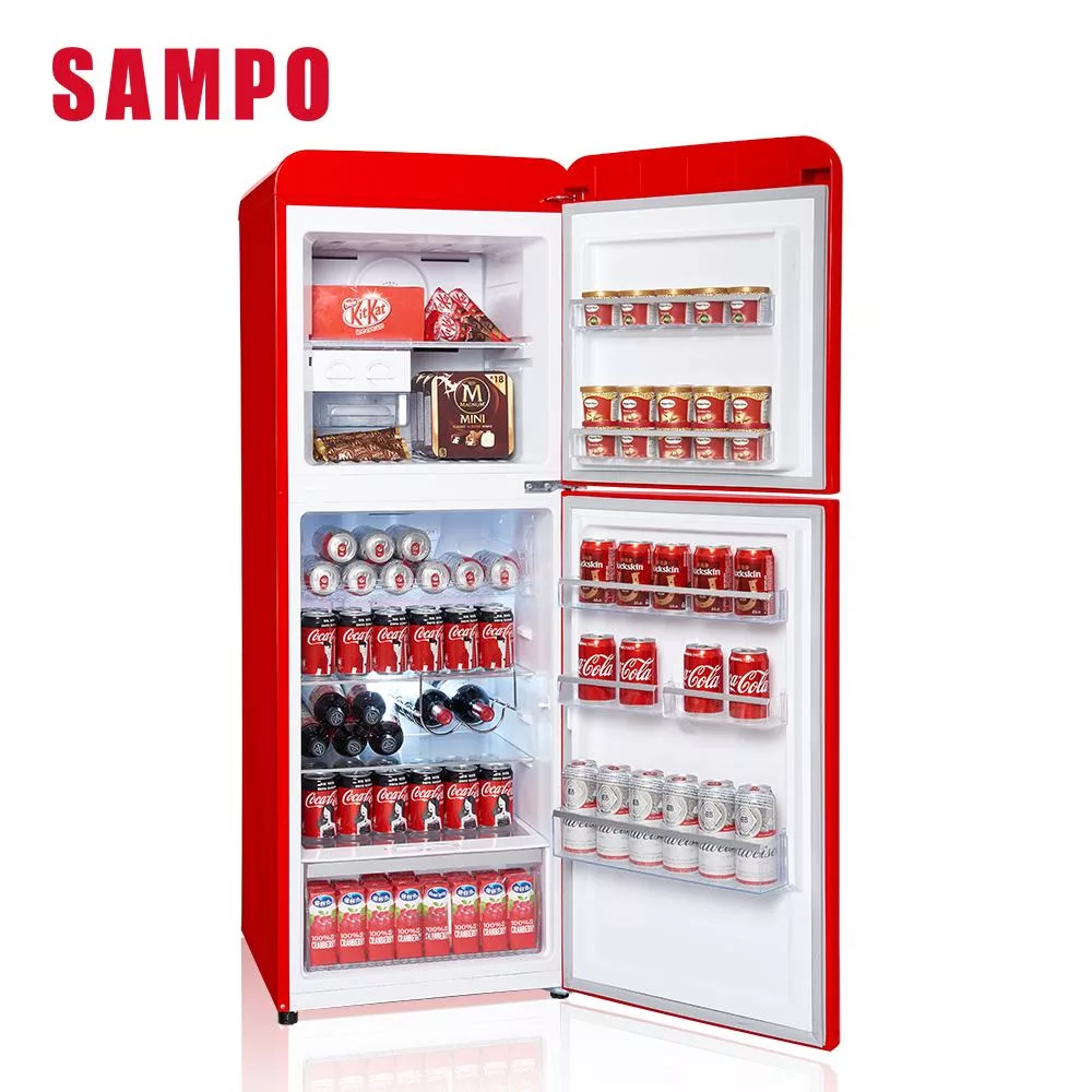 【SAMPO聲寶】210公升變頻雙門冰箱 SR-C21D(R)✔基本安裝✔舊機回收