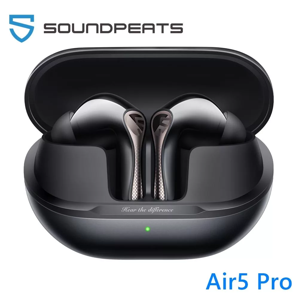 SOUNDPEATS Air5 Pro 無線耳機 AI 自適應降噪 x aptX 2色 公司貨保固一年 幻影黑