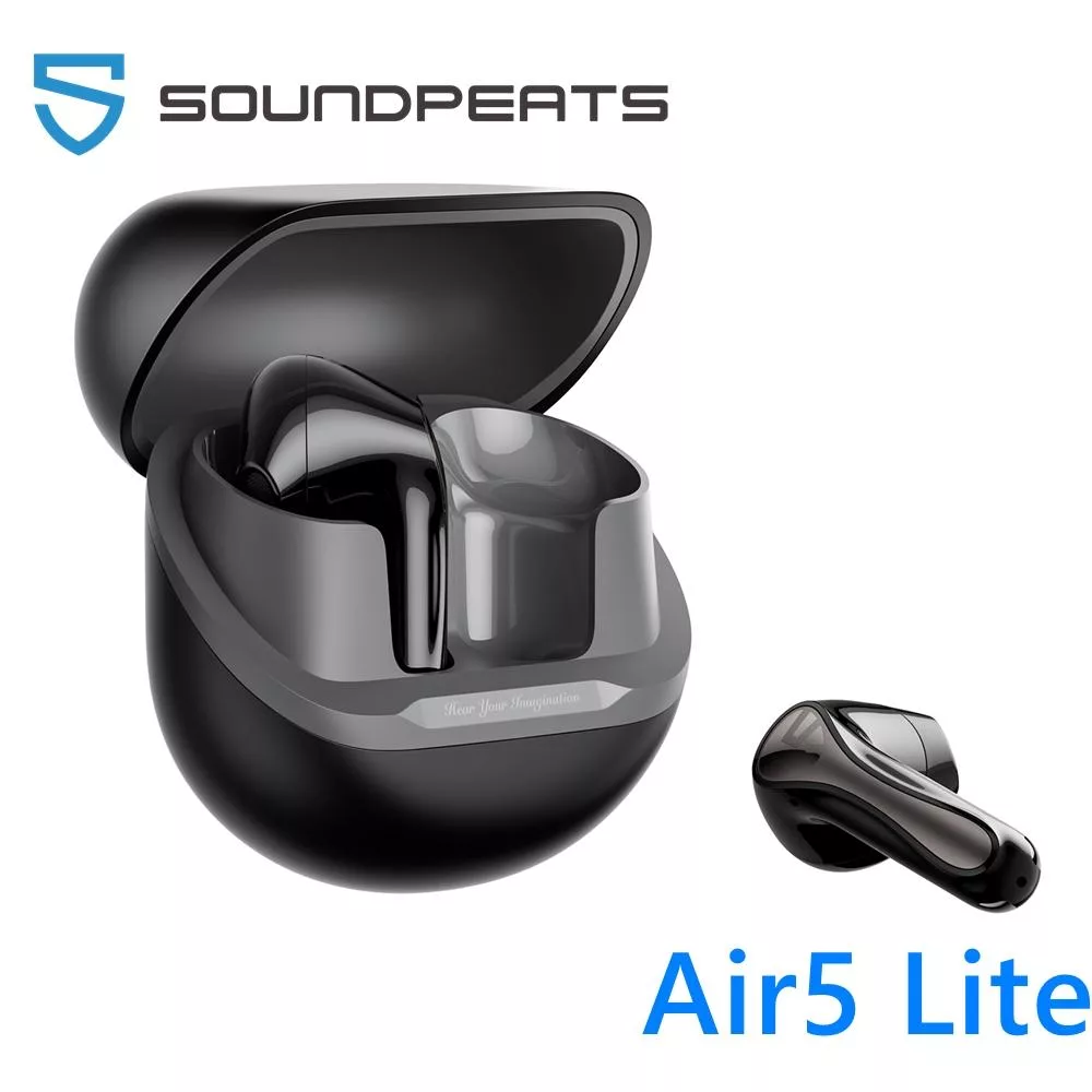 SoundPeats Air 5 Lite 高 CP 360° 全景聲 ✕ Hi-Res /LDAC™ 雙重高音質認證入耳真無線耳機 2色 公司貨保固一年 雲夜黑