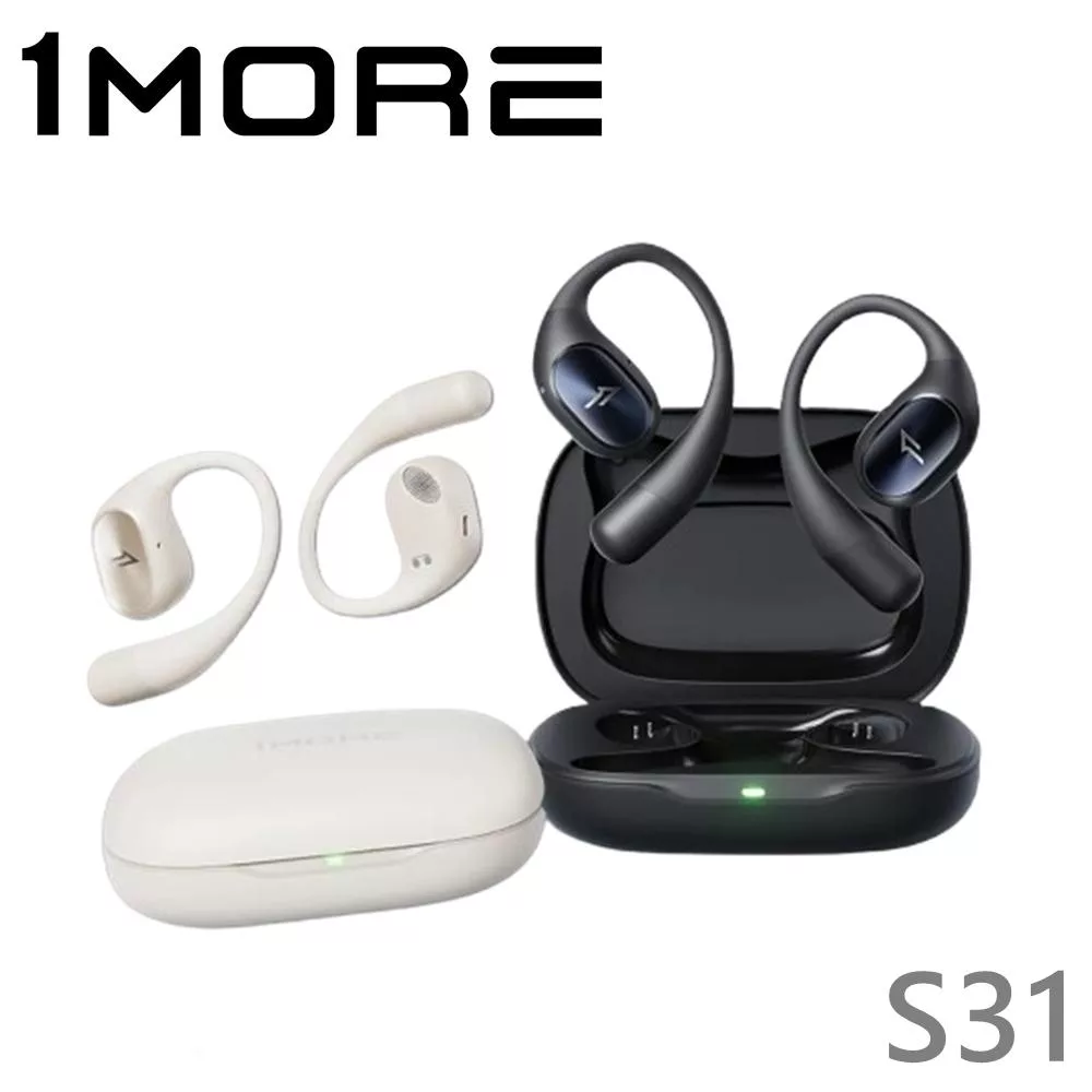 1MORE 萬魔聲學 S31 空氣傳導 開放式 真無線藍牙耳機 公司貨保固一年 黑色
