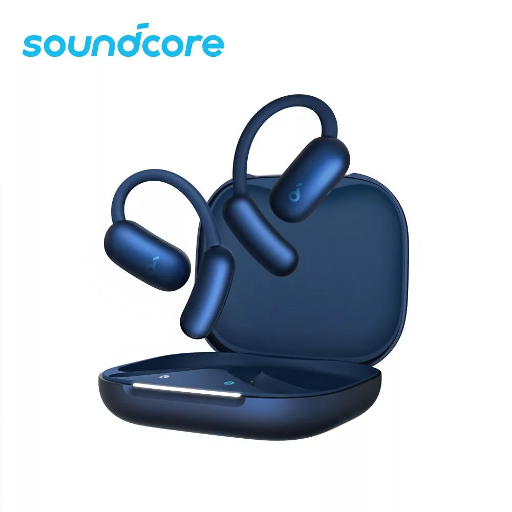 Soundcore AeroFit 2 AI 開放式藍牙耳機 (A3874) 翻譯耳機 極光藍