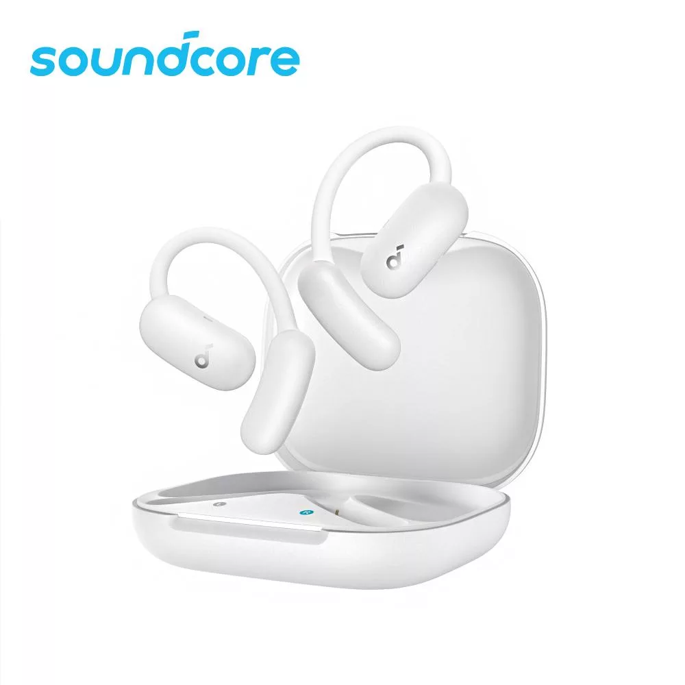 Soundcore AeroFit 2 AI 開放式藍牙耳機 (A3874) 翻譯耳機 雲海白