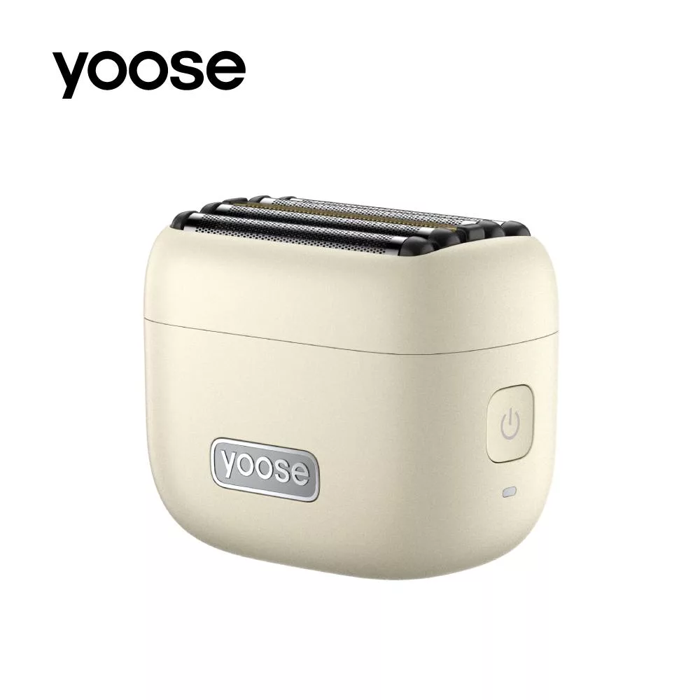 【 yoose 有色】 MINI 5 隨身五刀頭往復式刮鬍刀 砂岩白