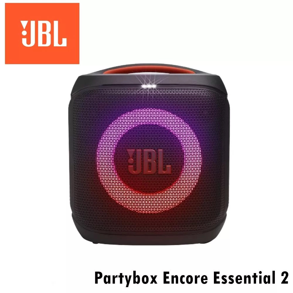 JBL Partybox Encore Essential 2 可攜式派對藍牙喇叭(黑色 公司貨保固一年