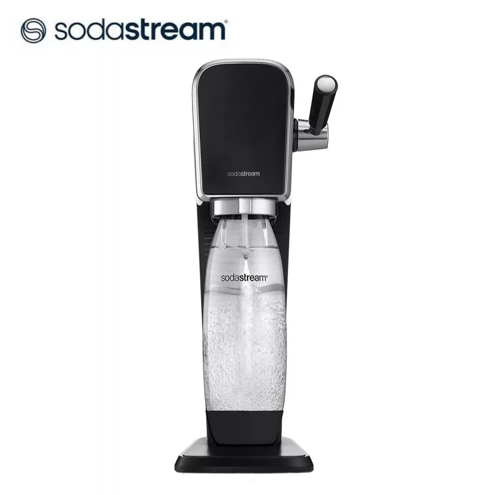 【Sodastream】ART拉桿式自動扣瓶氣泡水機 SD-ART 黑色