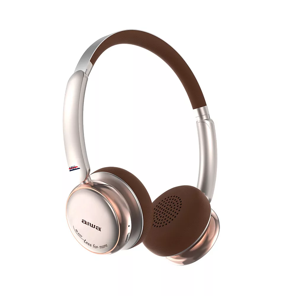 AIWA愛華 耳罩式藍牙耳機 NB-A23Y 棕色