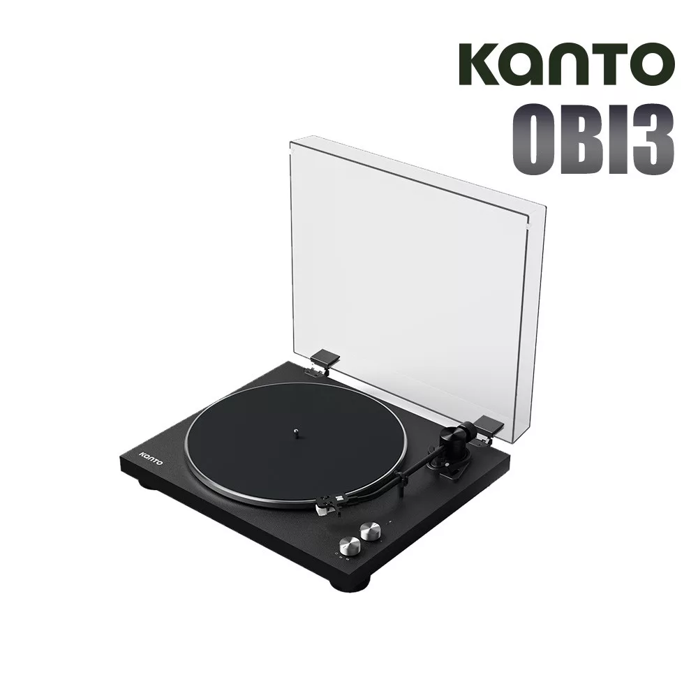 Kanto OBI3 藍牙黑膠唱片機-黑色款