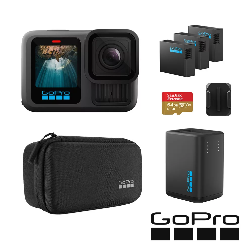 【GoPro】HERO 13  Black 全能電量套組 [正成公司貨]