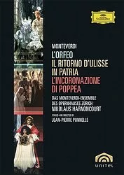 CLAUDIO MONTEVERDI : L’Orfeo / L’incoronazione di Poppea / Il Ritorno d’ Ulisse in Patria / Nikolaus Harnoncourt 5DVD