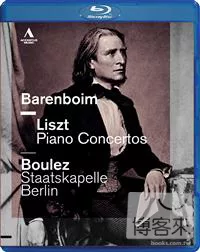 兩位大師之相遇～巴倫波因與布列茲共演「李斯特」兩首鋼琴協奏曲 / 丹尼爾．巴倫波因(鋼琴)、皮耶．布列茲（指揮）柏林國立管弦樂團 (藍