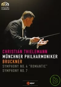 提勒曼指揮布魯克納：第四、七號交響曲/ 提勒曼（指揮）慕尼黑愛樂 DVD