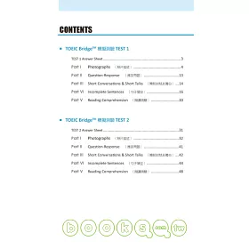 博客來 Toeic Bridge 新版多益普級英語模擬測驗 試題本 詳解本 1cd 博客來 Toeic Bridge 新版多益普級英語模擬測驗 試題本 詳解本 1cd