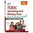 多益口說與寫作測驗官方全真試題指南 I (1書 + 1CD)TOEIC Speaking and Writing Tests Official Test─Preparation Guide Vol.1