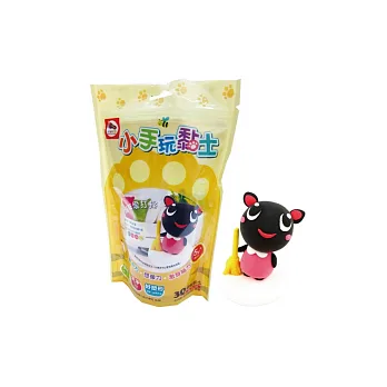 3Q超輕黏土:小手玩黏土/貓咪愛打掃(內含5色超輕黏土+教學說明書)