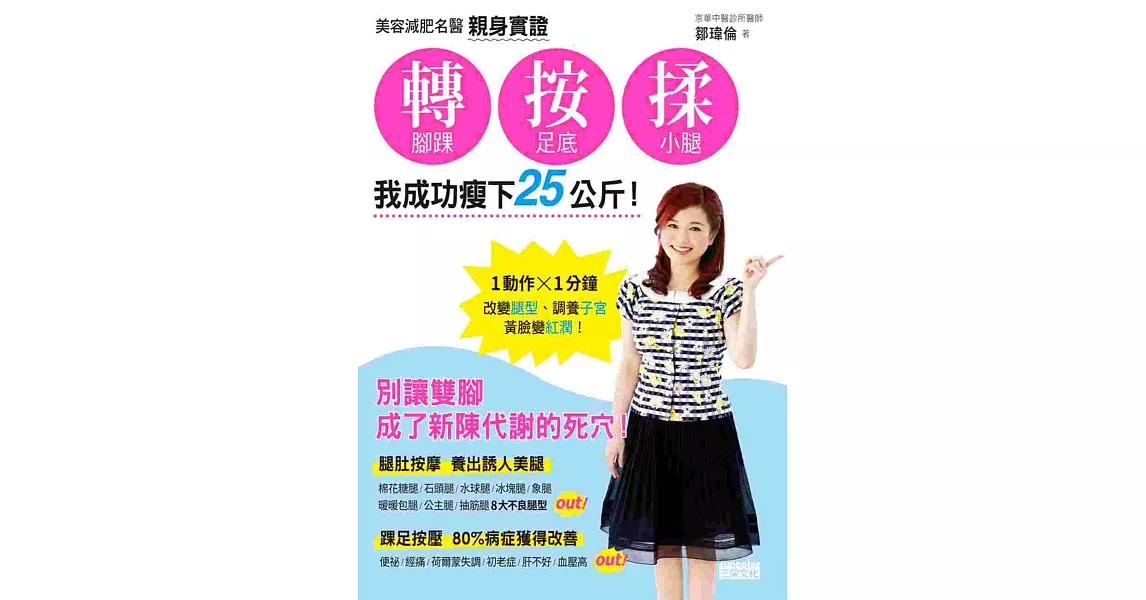 美容減肥名醫親身實證 轉腳踝、按足底、揉小腿,我成功瘦下25公斤!