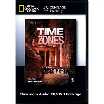 Time Zones 2/e (3) Classroom Audio CDs/2片 and DVD/1片