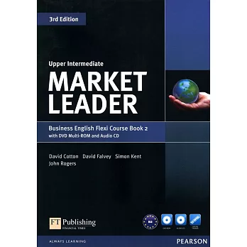 Market Leader 3/e (Upp-Int) Flexi Course Book 2 with DVD-ROM/1片 and Audio CD/1片