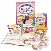 我的小小故事書：動物玩偶篇(4書+4CD)