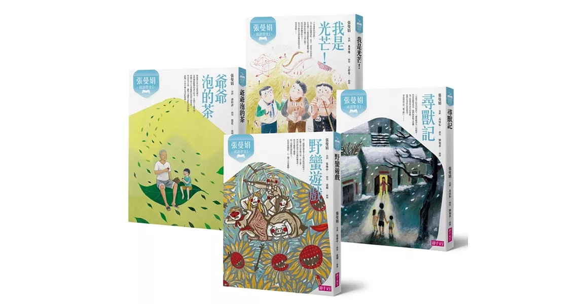 張曼娟成語學堂Ⅰ套書(暢銷十週年紀念版)共四冊