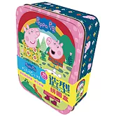 造型拼圖盒 粉紅豬小妹 (鐵盒30片)