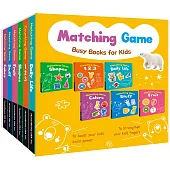 【Matching Game】(6冊套組) 《Colors》《Shapes》 《Daily Life》《Fruit》 《Stuff》《123》 ※附贈《親子互動手冊》1本