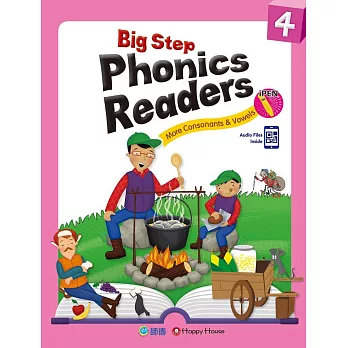 Big Step Phonics Readers 4(附全書音檔 QR CODE) (支援iPEN點讀筆)