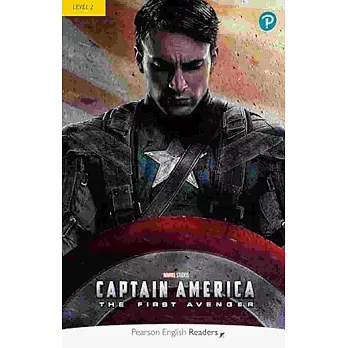 Pearson English Readers Level 2：Marvel - Captain America(Book + Audiobook + Ebook)
