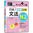 影片版絕對合格日檢!雙圖比較文法N2(25K+QR碼)