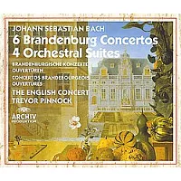 J.S.巴哈：6首布蘭登堡協奏曲; 4首管弦樂組曲/ 平諾克與英國合奏團