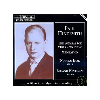 PAUL HINDEMITH: THE SONATAS FOR VIOLA AND PIANO, MEDITATION FOR VIOLA AND PIANO
