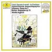 LISZT:Sonata in b minor/ Hungerian Rhapsody; Schumann: Klaviersonate No. 2; Brahms: Rhapsodien op. 79