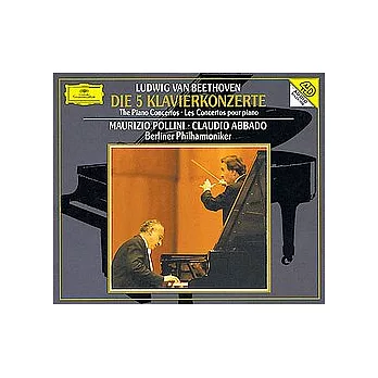 Beethoven: Piano Concertos Nos. 1-5 / Maurizio Pollini & Claudio Abbado & BPO