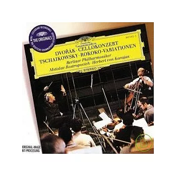 Dvorak: Cello Concerto & Tchaikovsky: Rococo Variations / Mstislav Rostropovich & Herbert von Karajan