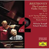 Beethoven: Violin Sonatas Nos.1-3 ·No.4, No.5 ”Spring”, Variationen WoO 40, Rondo WoO 41 / Yehudi Menuhin & Wilhelm Kempff
