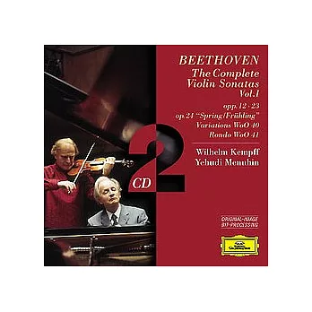 Beethoven: Violin Sonatas Nos.1-3 ·No.4, No.5 ”Spring”, Variationen WoO 40, Rondo WoO 41 / Yehudi Menuhin & Wilhelm Kempff