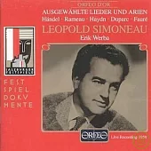 Leopold Simoneau Ausgewahlte Lieder und Arien