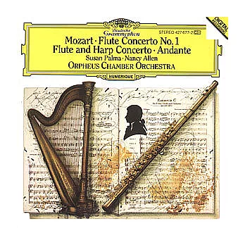 Mozart: Flute Concertos No.1 K313．Concerto for Flute and Harp K299．Andante for Flute and Orchestra K315