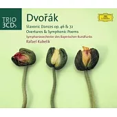 Dvorak: Slavonic Dances Op.46 & 72 ; Overtures & Symphonic Poems / Rafael Kubelik & Symphonieorchester des Bayerischen Rundfun