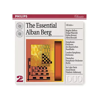 The Essential Alban Berg : Violin Concerto ; Lyric Suite for String Orchestra etc. / Sir Colin Davis & Gidon Kremer etc.
