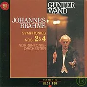 Brahms: Symphonies Nos. 2 ＆ 4 / Gunter Wand & NDR-Sinfonie-Orchester
